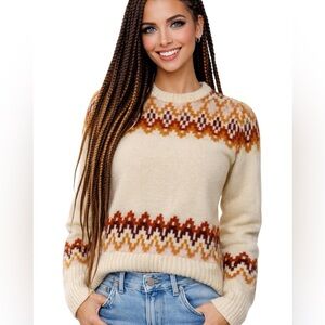 Zimmermann 'Lyrical' Fair Isle sweater